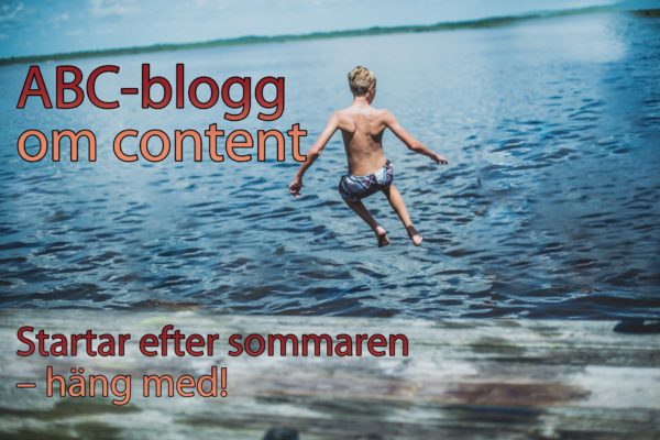 ABC-blogg om content marketing.